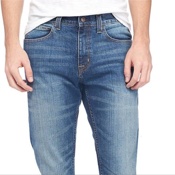 TRUE CRAFT NWT MENS SLIM STRAIGHT FIT  DENIM JEANS. 38 x 32 - Picture 1 of 6